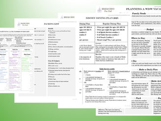 Free Disney World Planning Cheat Sheets to Download