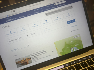 How to book ADR on Disney World website