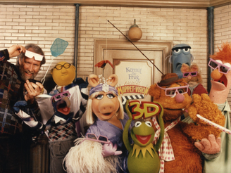 Muppet*Vision 3D photo with Jim Henson