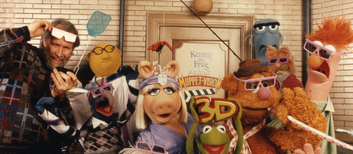 Muppet*Vision 3D photo with Jim Henson