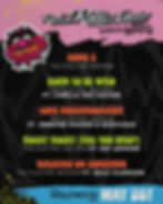 A poster from the Rock'n'Roller Coaster staring the Muppets song set list.