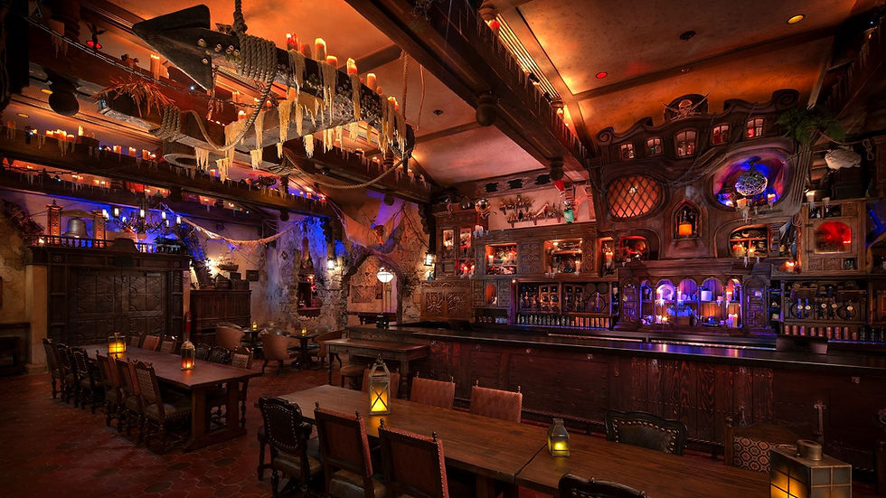 Sneak Peak at the Mess dining hall in the new Beak & Barrel Lounge in Magic Kingdom