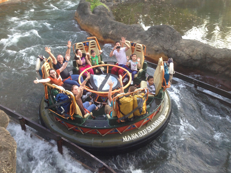 Lyn and Kim on Kali River Rapids