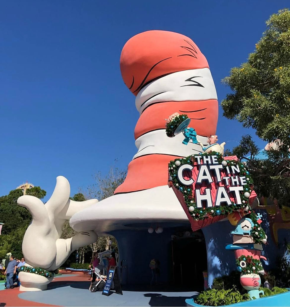 Cat in the Hat Ride Entrence