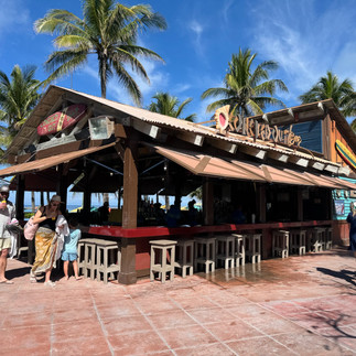 Beach bar on Disney Castaway Cay