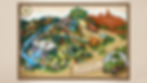 Piston Peak Map Concept Art - including Big Thunder Mountain. Image Credit: Disney