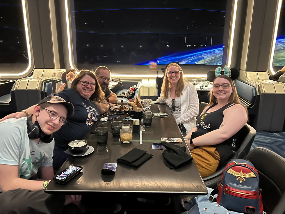 Neurodivergent Family at Space 220 in EPCOT