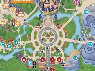 Magic Kingdom Park Map 2024