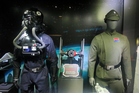 Imperial Pilot Uniform, First Order Tie Fighter, and Imperial Officer Uniform 