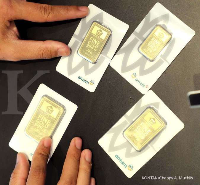 PT Equityworld Futures : Harga emas Antam hari ini naik Rp 7.000 jadi Rp 972.000 per gram