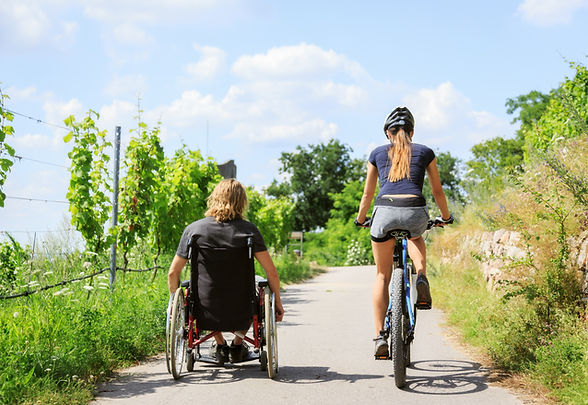 Cycling And Wheelchair