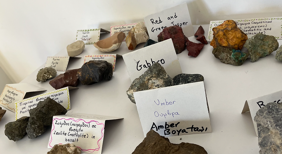 Geologist photo of rocks for green careers blog