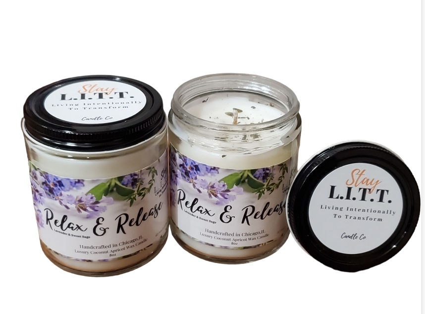 Thumbnail: Relax & Release Aromatherapy Candle | Stress Relief,  Calm Anxiety,  Wellness