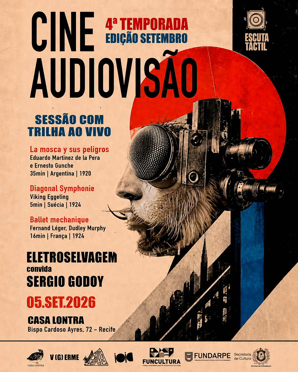 Cine Audiovisão - Eletroselvagem convida Sergio Godoy