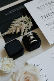Wedding ring details for Chicago wedding