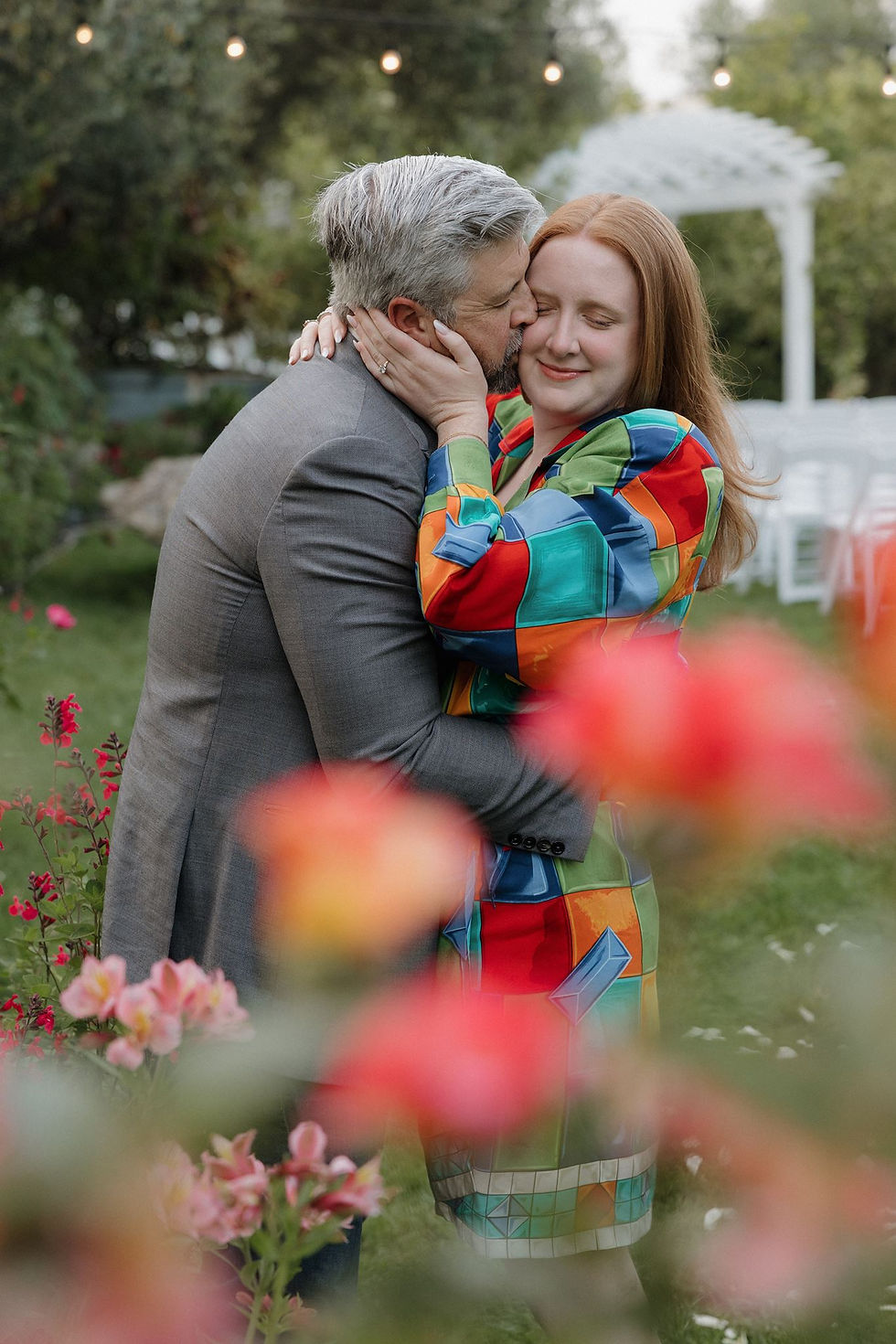 Engagement photos around Madonna Inn in San Luis Obispo