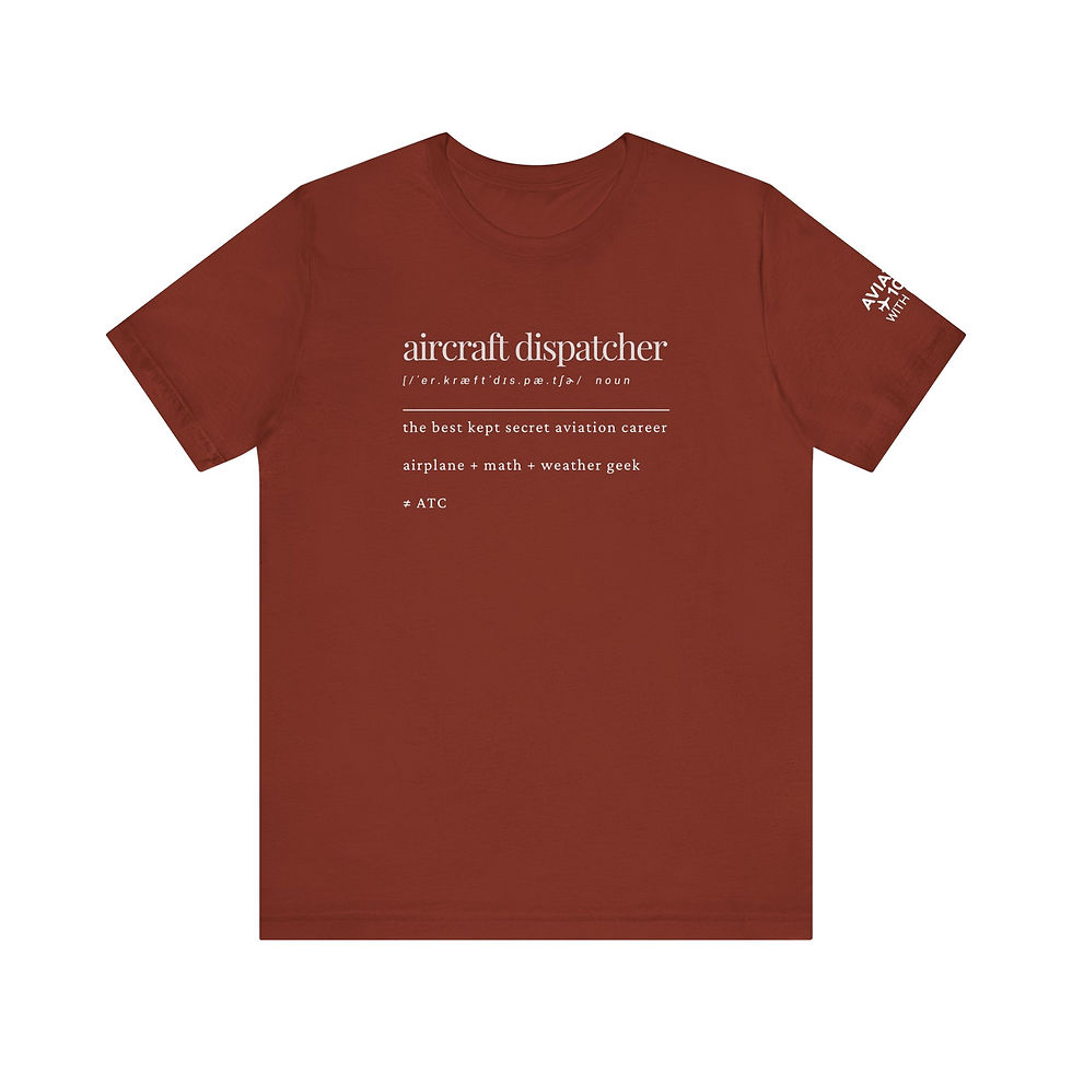 Thumbnail: Aircraft Dispatcher Definition Unisex Jersey Short Sleeve Tee