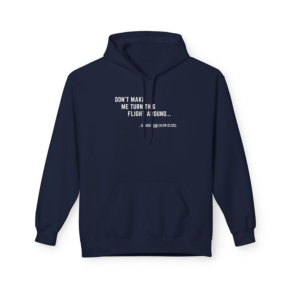 Thumbnail: Don't Make Me... Unisex Midweight Softstyle Fleece Hoodie