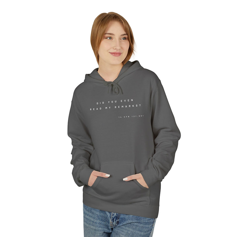 Thumbnail: Snarky Remarks Unisex Midweight Softstyle Fleece Hoodie