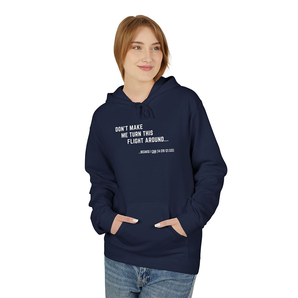 Thumbnail: Don't Make Me... Unisex Midweight Softstyle Fleece Hoodie