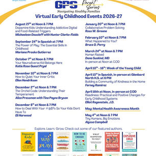 GPS Parent Series -Virtual Early Childhood Events 2026-2027