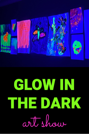 GLOW IN THE DARK ART SHOW