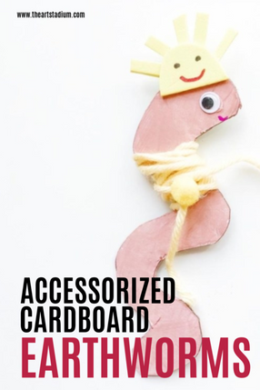 ACCESSORIZED CARDBOARD EARTHWORMS