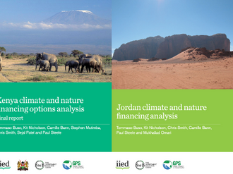 Reports: Climate and nature financing options analysis for Jordan and Kenya