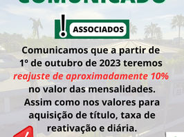 Reajuste da mensalidade