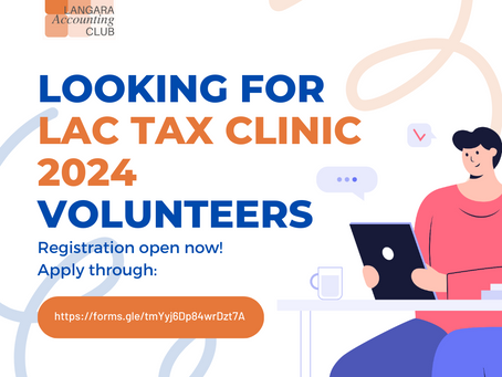 Volunteer Recruit for LAC's 2024 Tax Clinic