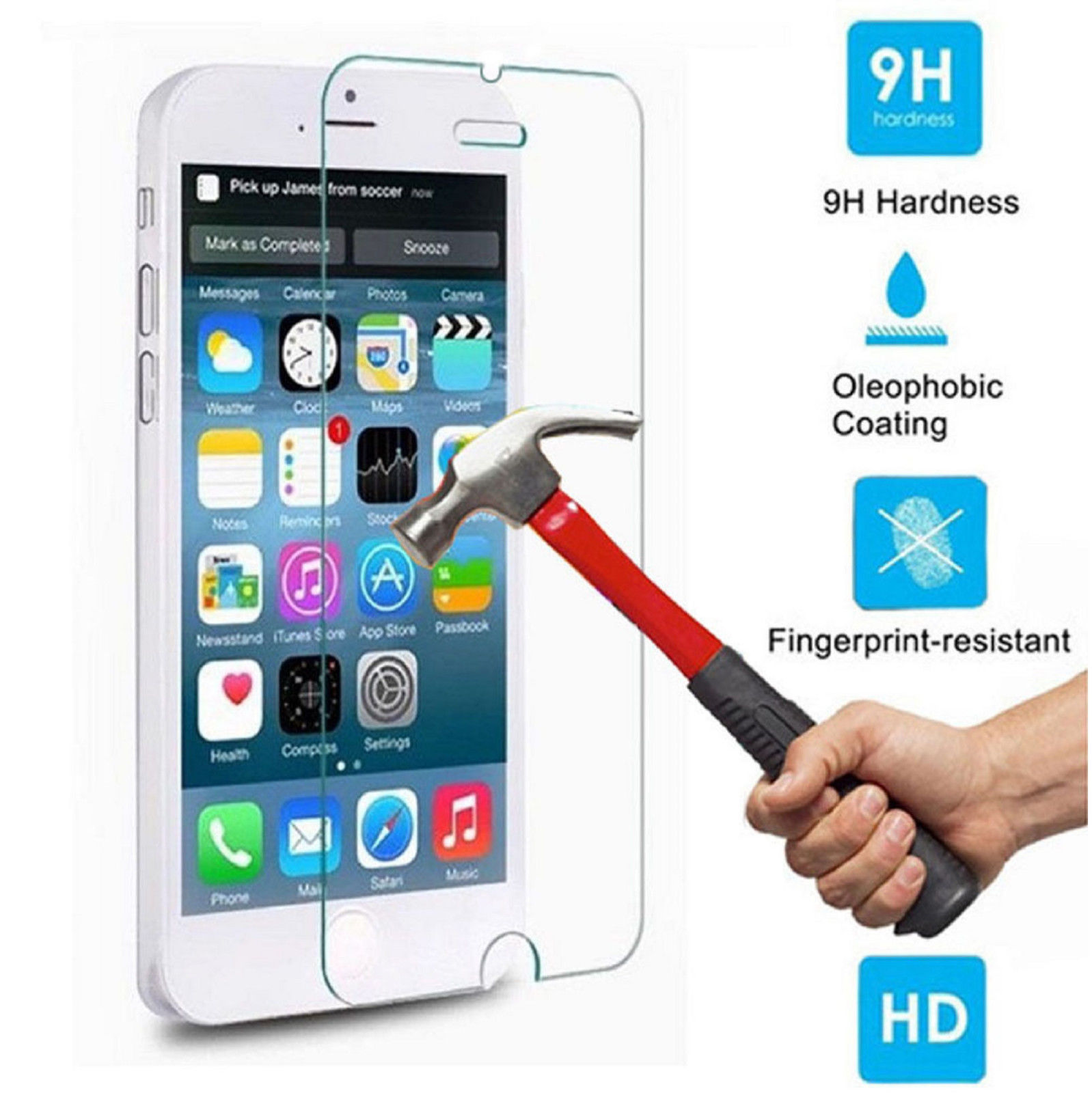 Premium 0.3mm 2.5D 9H Tempered Glass iPhone 4, 5