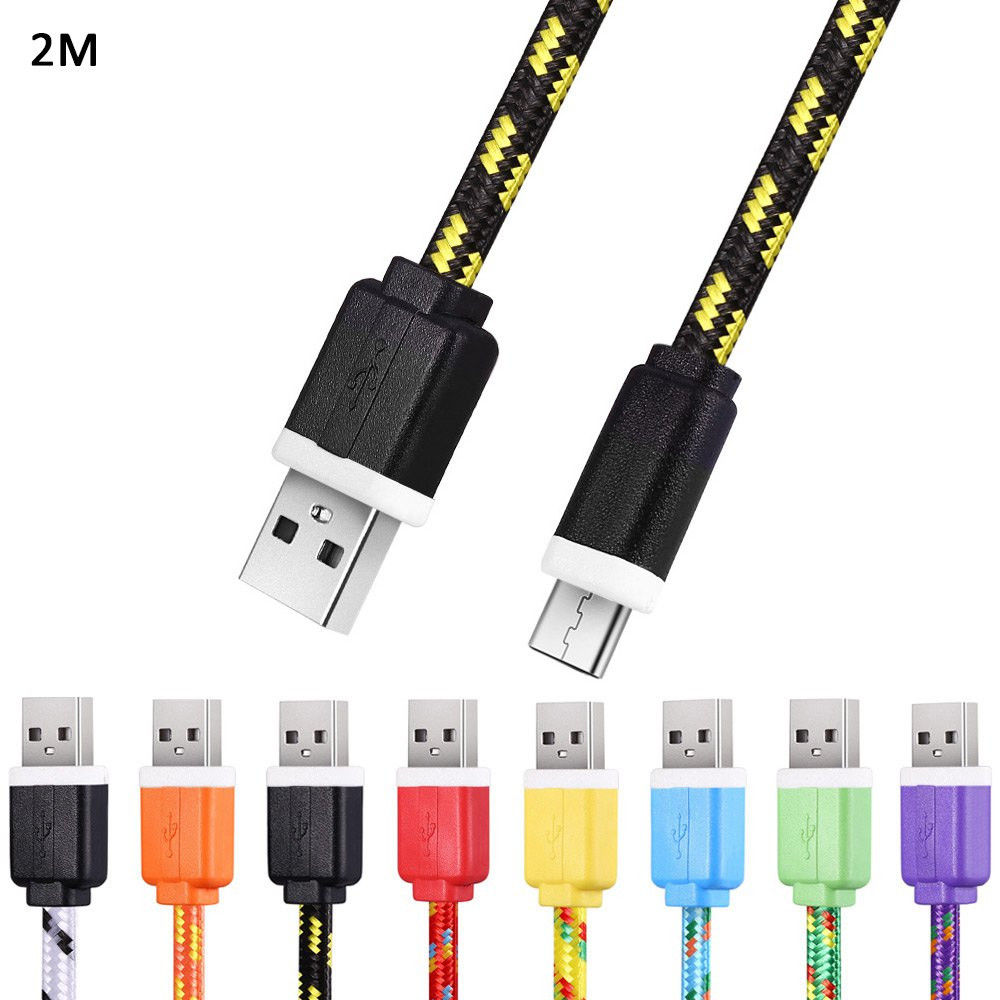 Braided USB C Cable For Interface C Type Devices