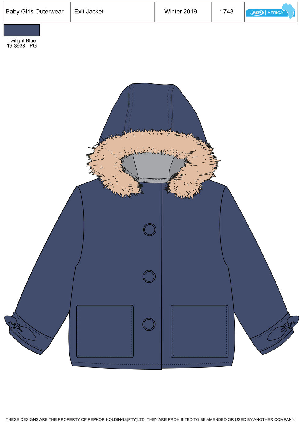 Baby Girls Coat