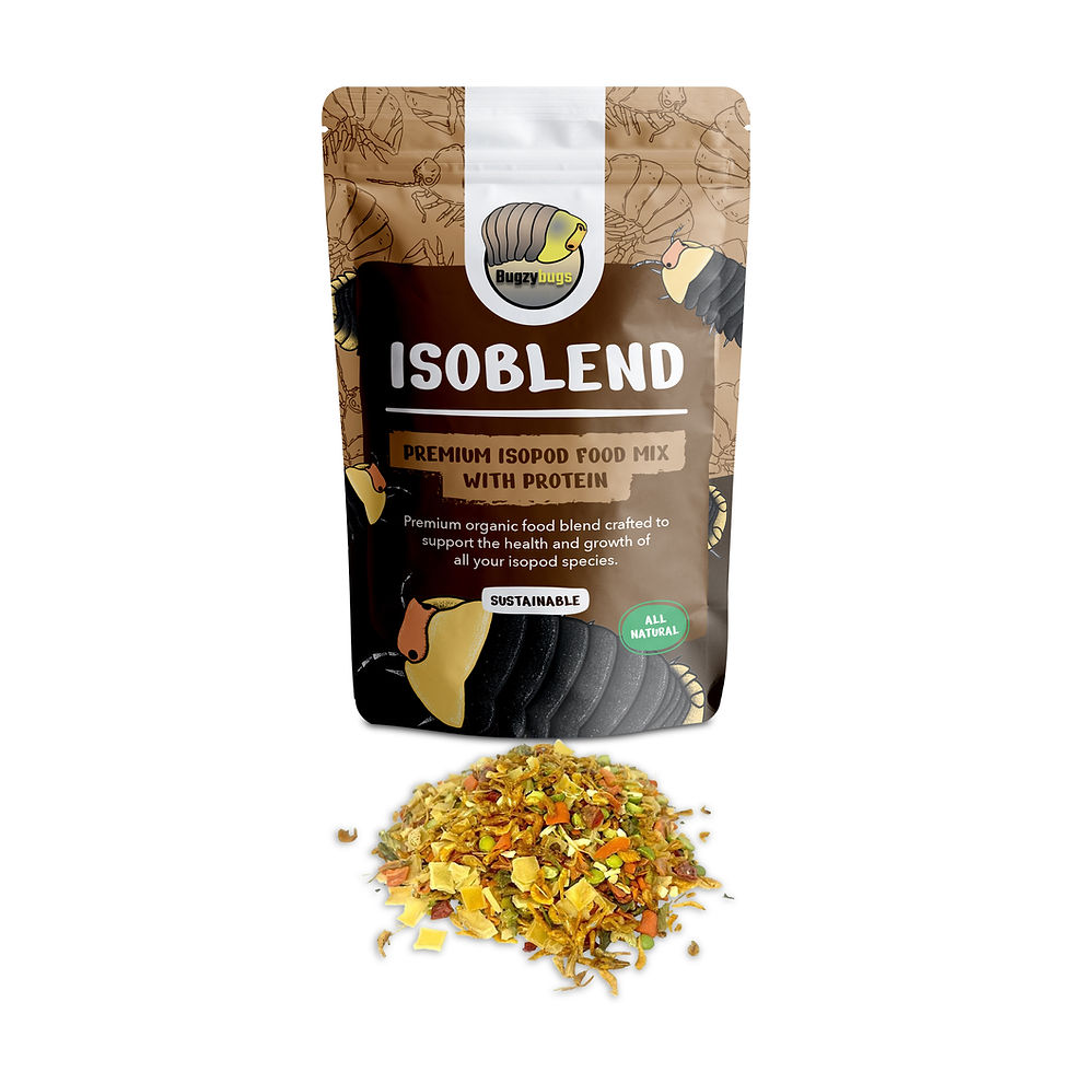 Thumbnail: Isoblend Premium Isopod Food Set Natural Protein and Vegetable Dry Mix for Isopo