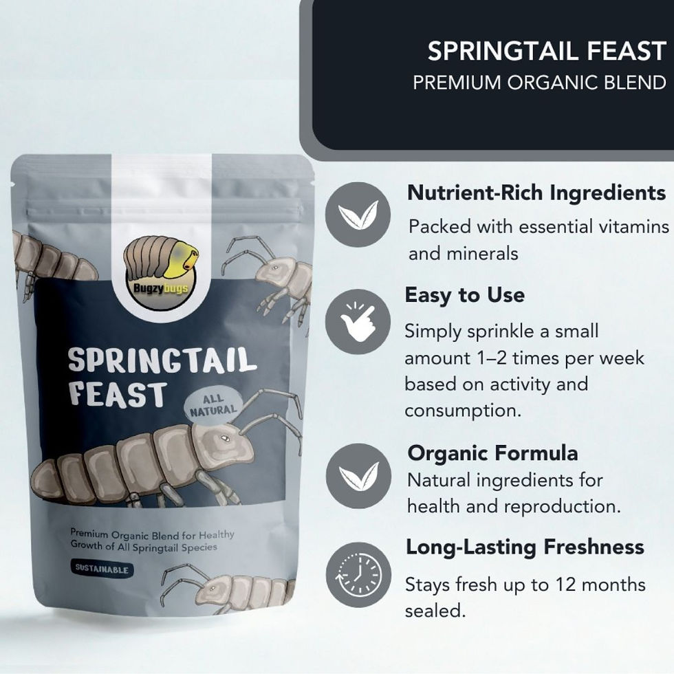 Thumbnail: Springtail Feast All Natural Premium Organic Food Blend for Springtails