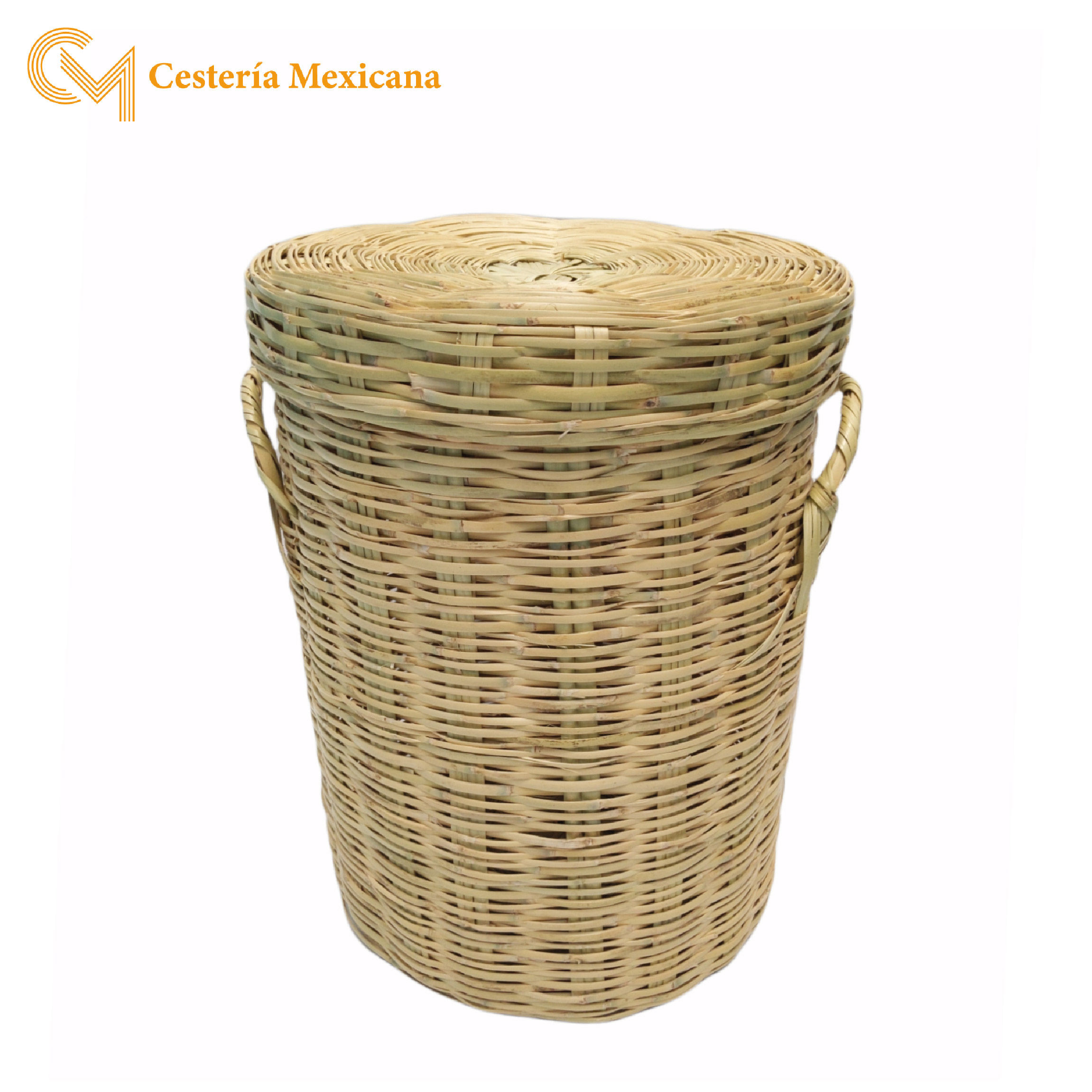 Bote de Carrizo Natural Grande