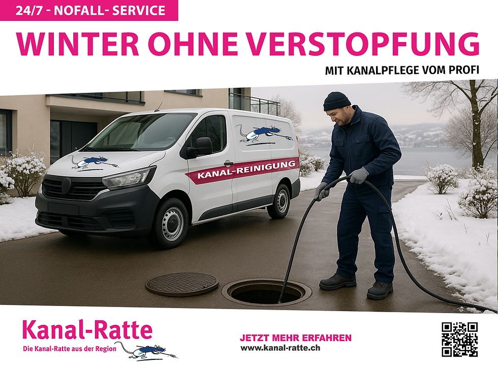 Abwasserkanäle im Winter: 5 Tipps, um Verstopfungen vorzubeugen