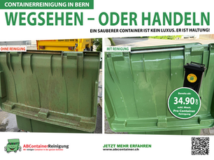Containerreinigung Bern – Hygienisch & vor Ort | ABContainer.ch