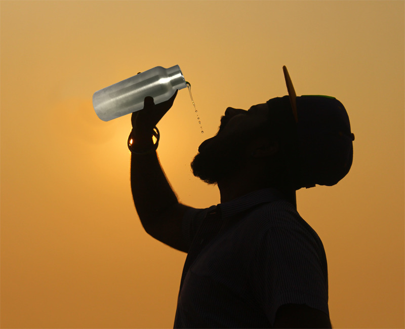 Miniaturbild: «DEIN TEXT» TRINKFLASCHE EDELSTAHL