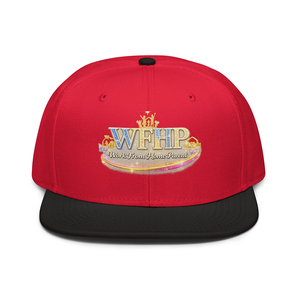 Thumbnail: Work From Home Parent Snapback Hat