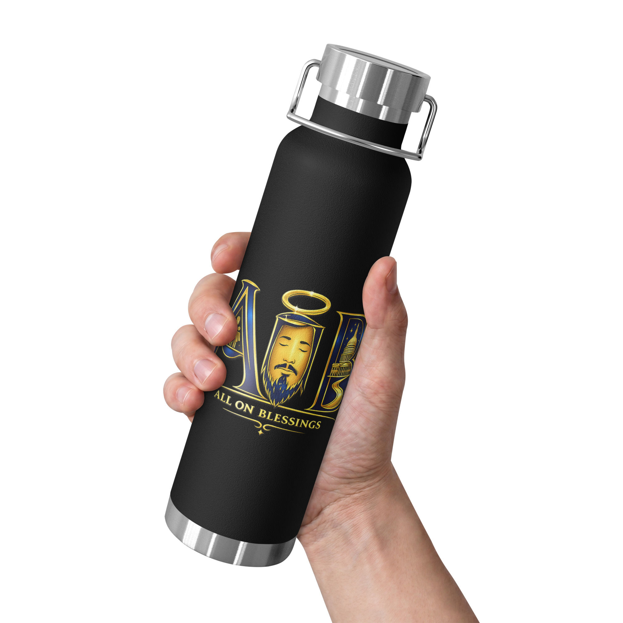 AOB Logo Copper Vacuum Insulated Bottle