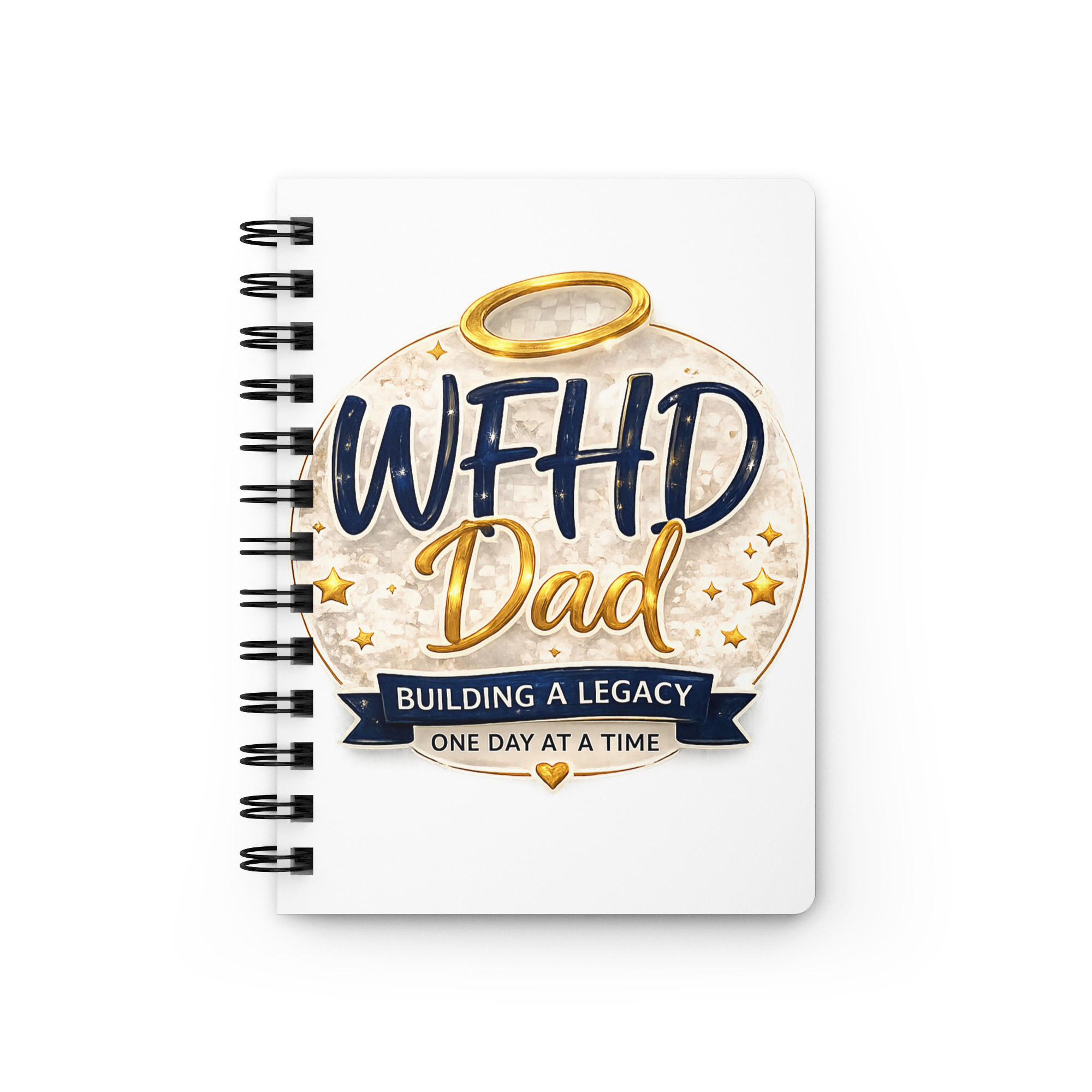 Work From Home Dad Spiral bound journal