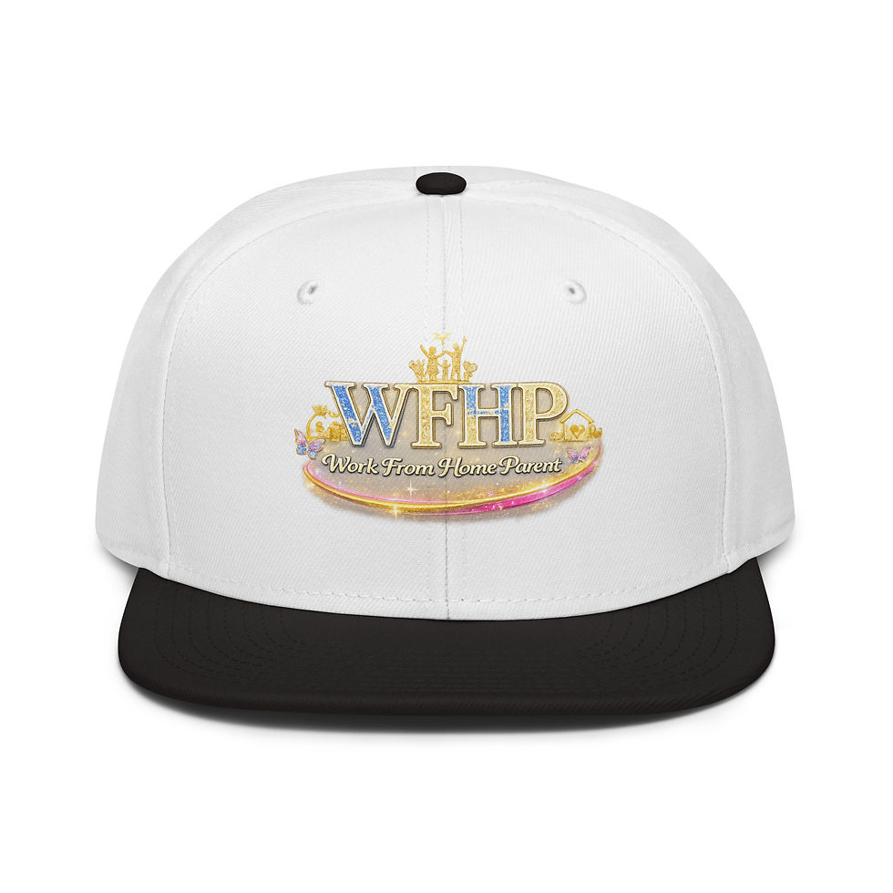 Thumbnail: Work From Home Parent Snapback Hat
