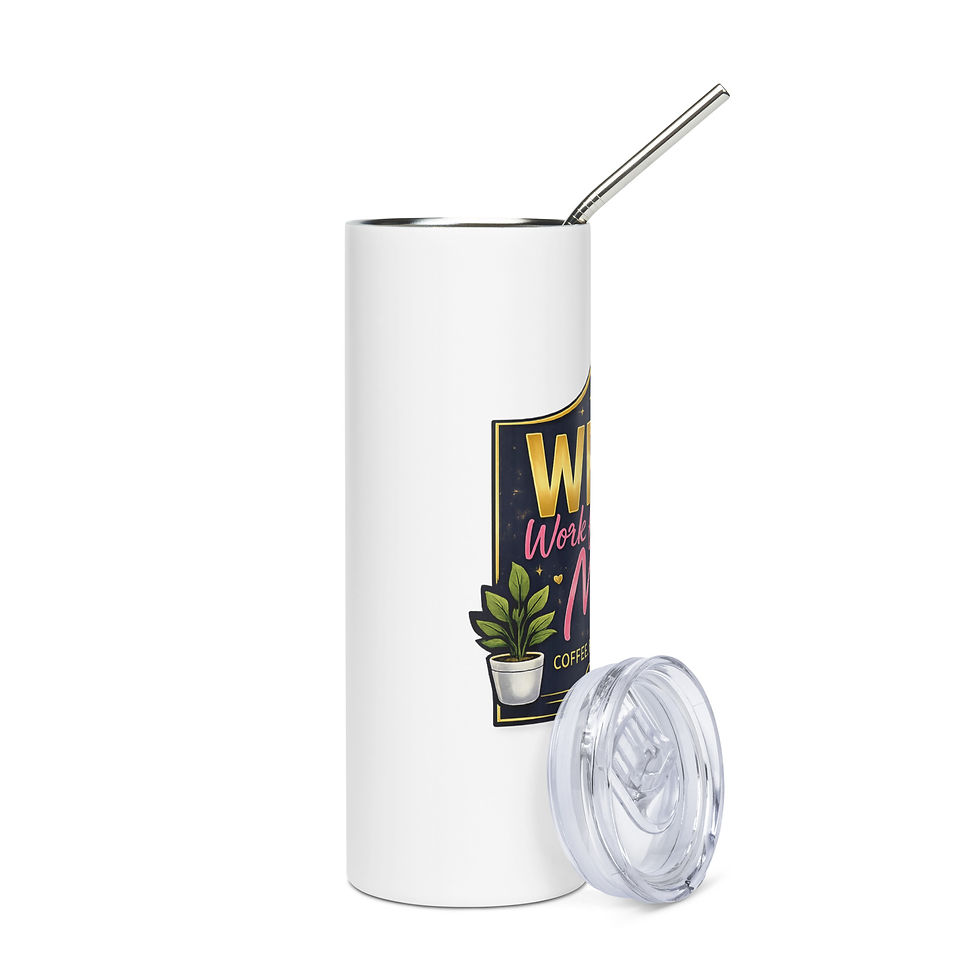 Thumbnail: Work From Home Mom Stainless steel tumbler