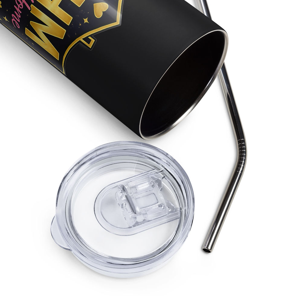Thumbnail: Work From Home Mom Stainless steel tumbler