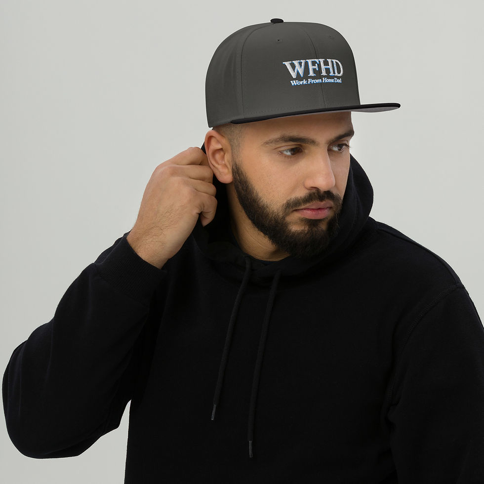 Thumbnail: Work From Home Dad Snapback Hat