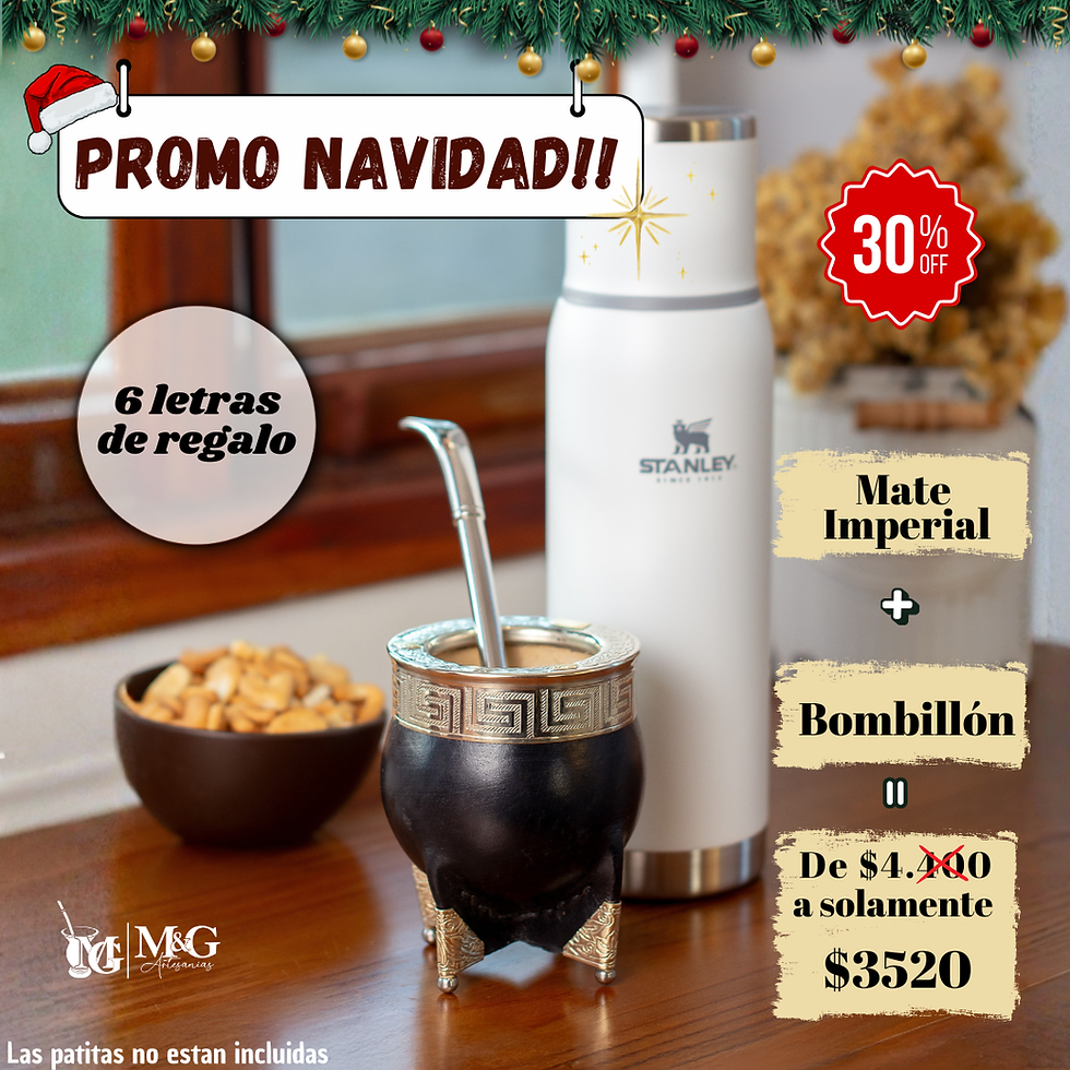 Mate Imperial + Bombillón + 6 letras