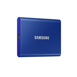 Samsung T7 Portable SSD - 1 TB - USB 3.2 Gen.2 External SSD Indigo Blue (MU-PC1T0H/WW) 