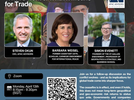 War with Iran: Tariffs, the Strait, and What Comes Next