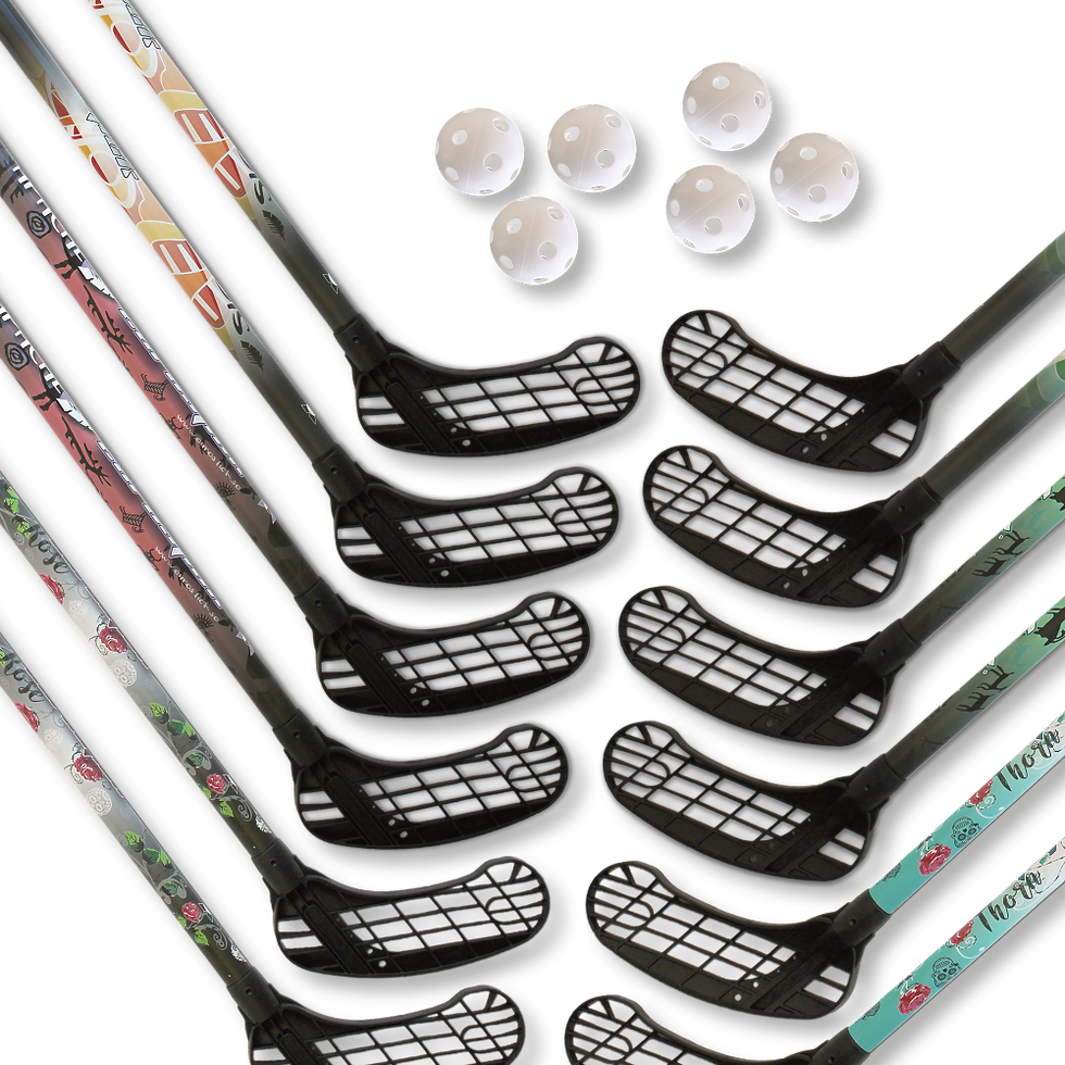 Wild&Crazy Eurostick | Floorball Set | details